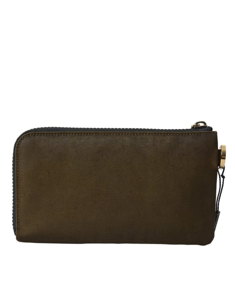 Dolce & Gabbana Dark Green Nylon Logo Multifunctional Kit 2 Pcs Set Bags Dolce & Gabbana