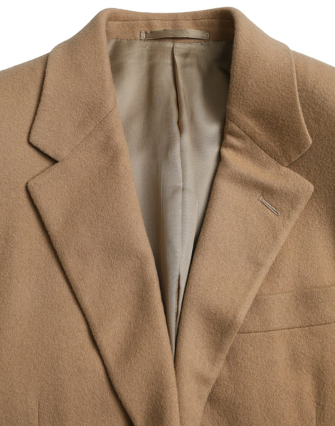 Prada Brown Cashmere 2 Piece Single Breasted Suit Prada