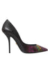 Dolce & Gabbana Multicolor Exotic Leather Heels Pumps Shoes Dolce & Gabbana