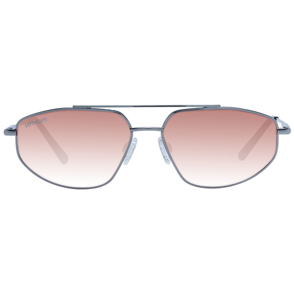 Serengeti Gray Metal Sunglasses Serengeti