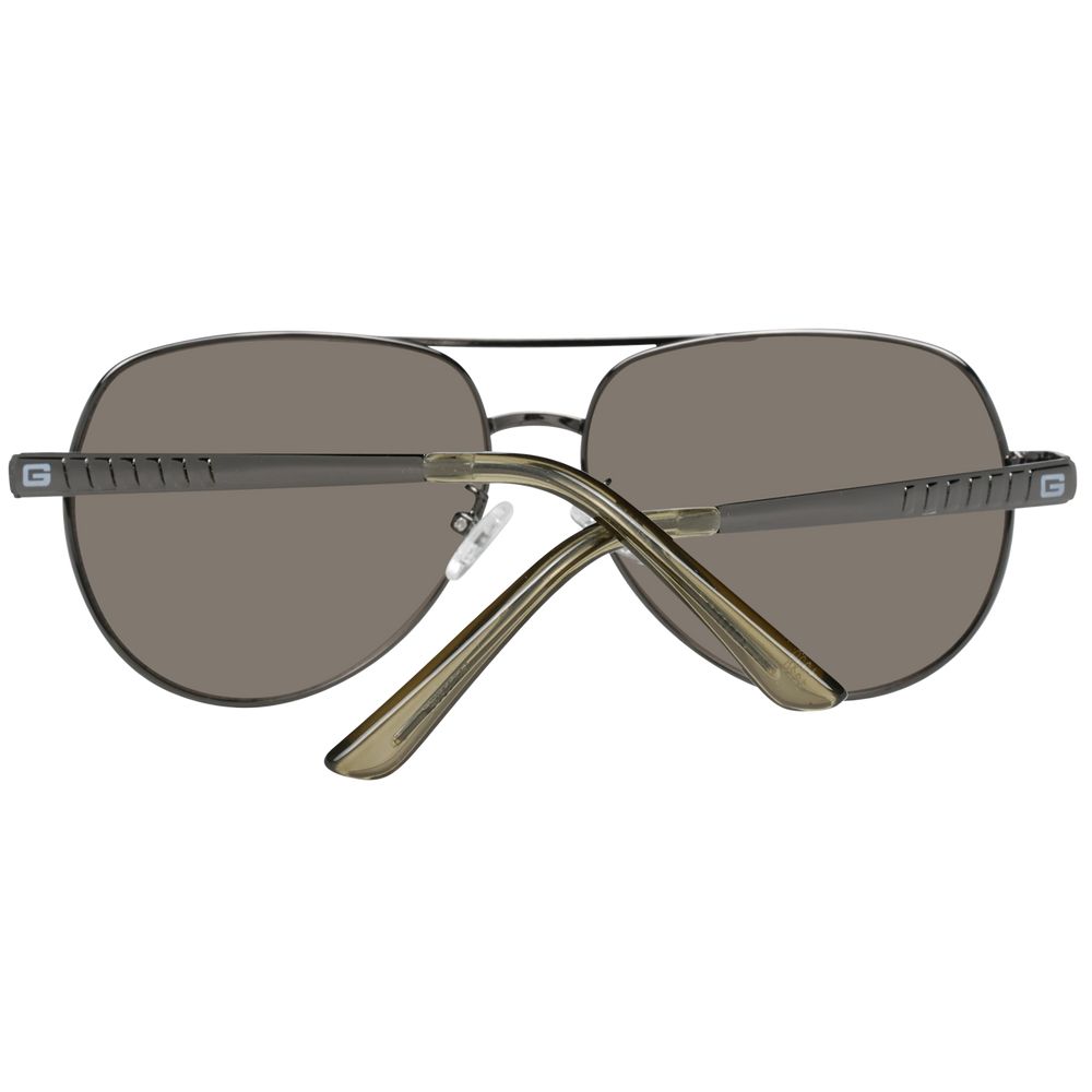 Guess Gray Metal Sunglasses Guess