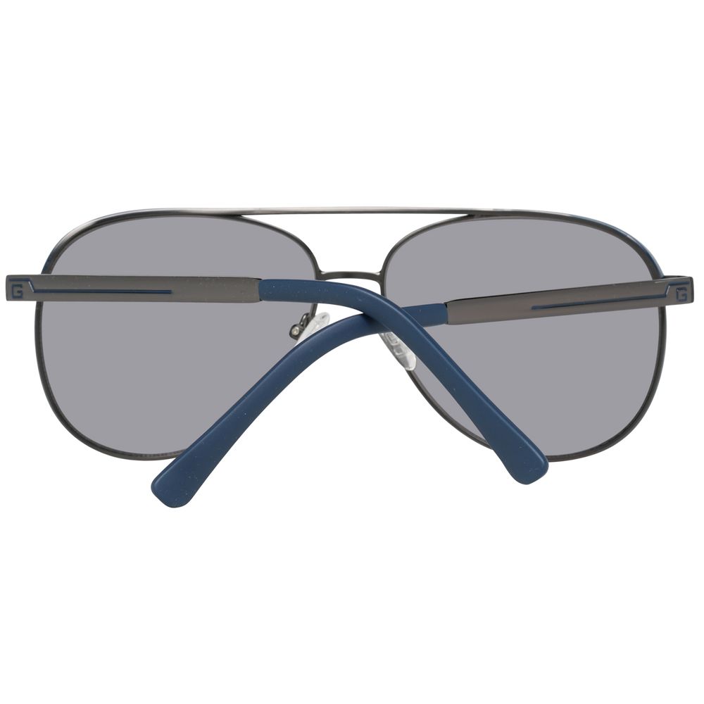 Guess Gray Metal Sunglasses Guess