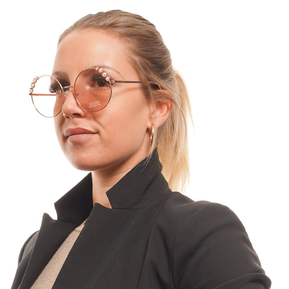 Guess Rose Gold Metal Sunglasses Guess