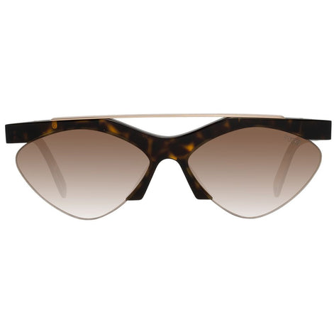 Emilio Pucci Brown Metal & Plastic Sunglasses Emilio Pucci