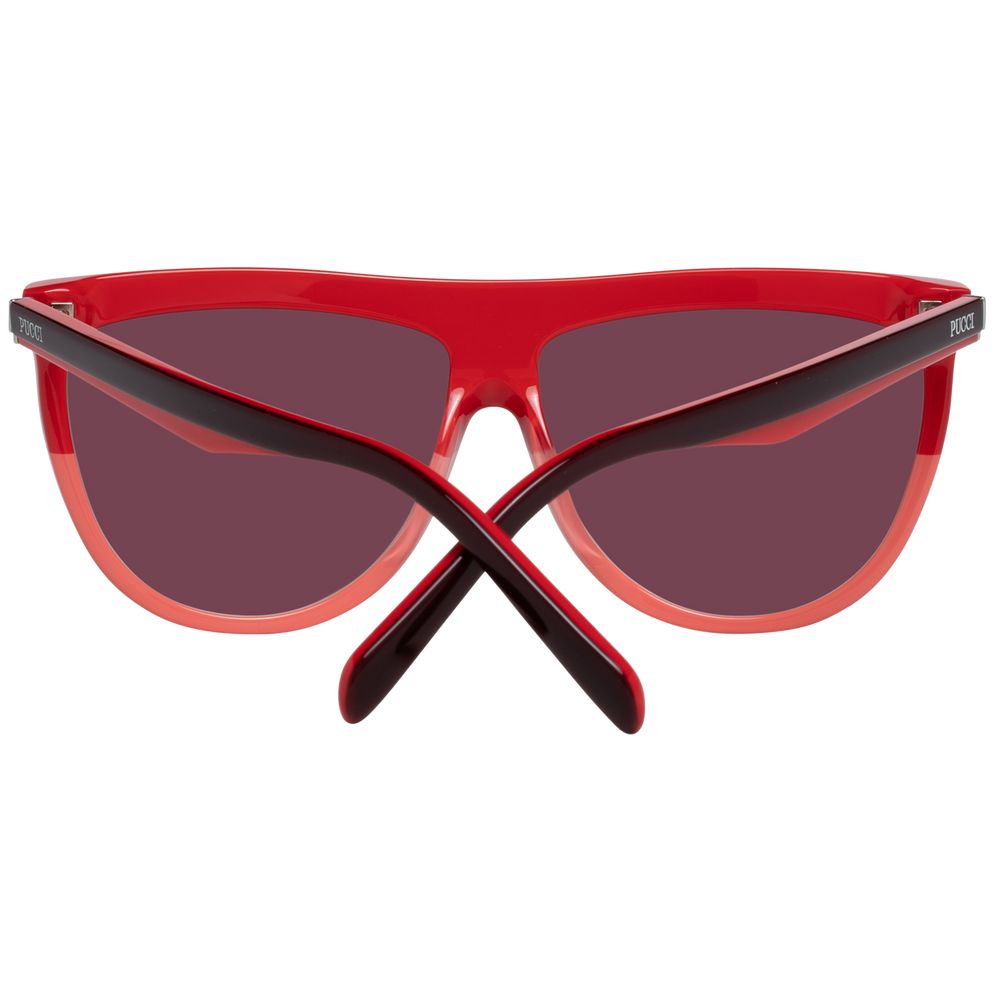 Emilio Pucci Burgundy Plastic Sunglasses Emilio Pucci