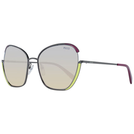 Emilio Pucci Gray Metal Sunglasses Emilio Pucci