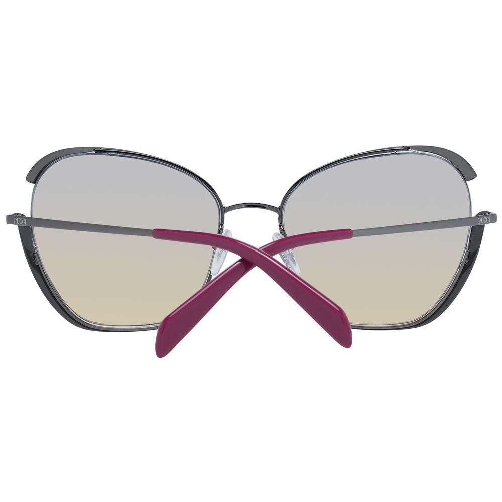 Emilio Pucci Gray Metal Sunglasses Emilio Pucci