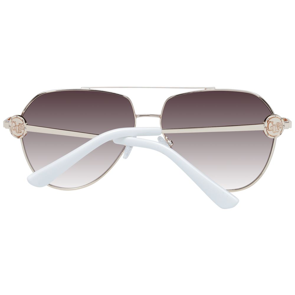 Guess Gold Metal Sunglasses Guess