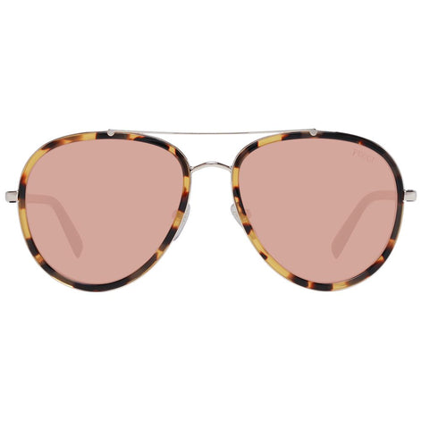 Emilio Pucci Brown Metal Sunglasses Emilio Pucci