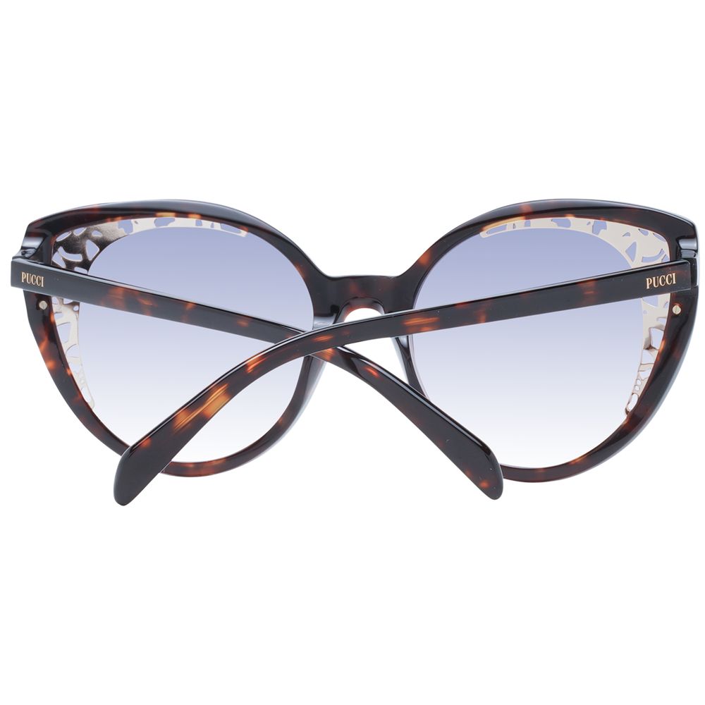 Emilio Pucci Brown Plastic Sunglasses Emilio Pucci