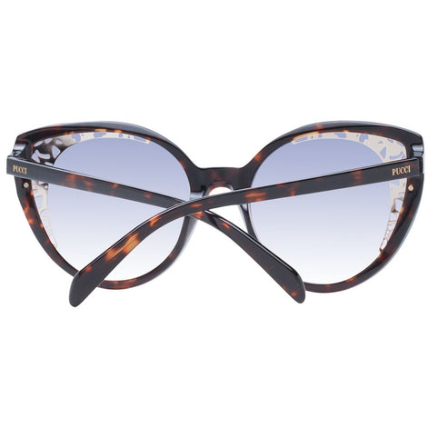 Emilio Pucci Brown Plastic Sunglasses Emilio Pucci