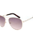 Guess Gold Metal Sunglasses Guess