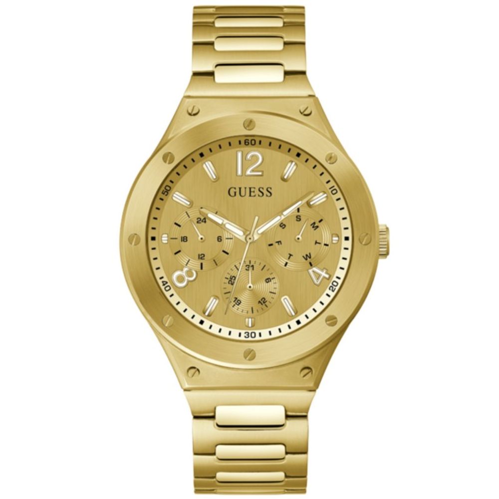 Guess Gold Stainless Steel Dress Watch Guess
