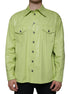 Dolce & Gabbana Green Cotton Collared Men Button Down Shirt Dolce & Gabbana