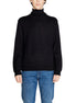 Armani Exchange Black Cotton Turtleneck Armani Exchange