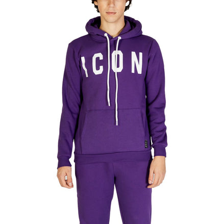 Icon Purple Cotton Hoodie Icon