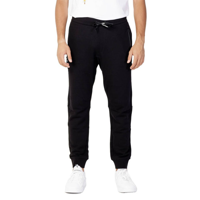 Armani Exchange Black Cotton Joggers (Workout Pants) Armani Exchange