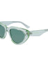 Karl Lagerfeld Green Injected Sunglasses Karl Lagerfeld