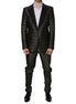 Dolce & Gabbana Black Stars Jacquard SICILIA 2 Piece Suit Dolce & Gabbana