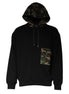 Dolce & Gabbana Black Camouflage Hooded Sweatshirt Sweater Dolce & Gabbana