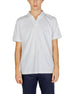 Calvin Klein Jeans White Cotton Polo Shirt Calvin Klein Jeans