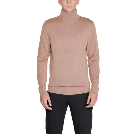 Calvin Klein Beige Wool Turtleneck Calvin Klein