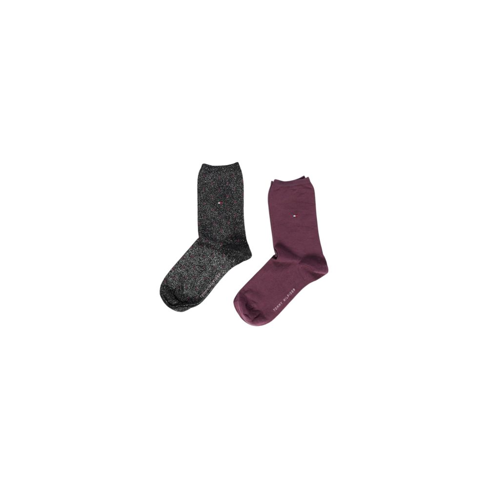 Tommy Hilfiger Black Cotton Socks Tommy Hilfiger