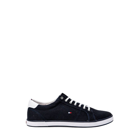 Tommy Hilfiger Blue Cotton Low Top Sneakers Tommy Hilfiger