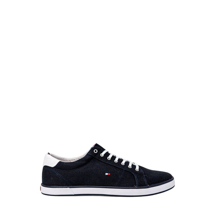 Tommy Hilfiger Blue Cotton Low Top Sneakers Tommy Hilfiger