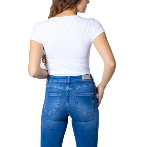 Only White Cotton T-Shirt Only