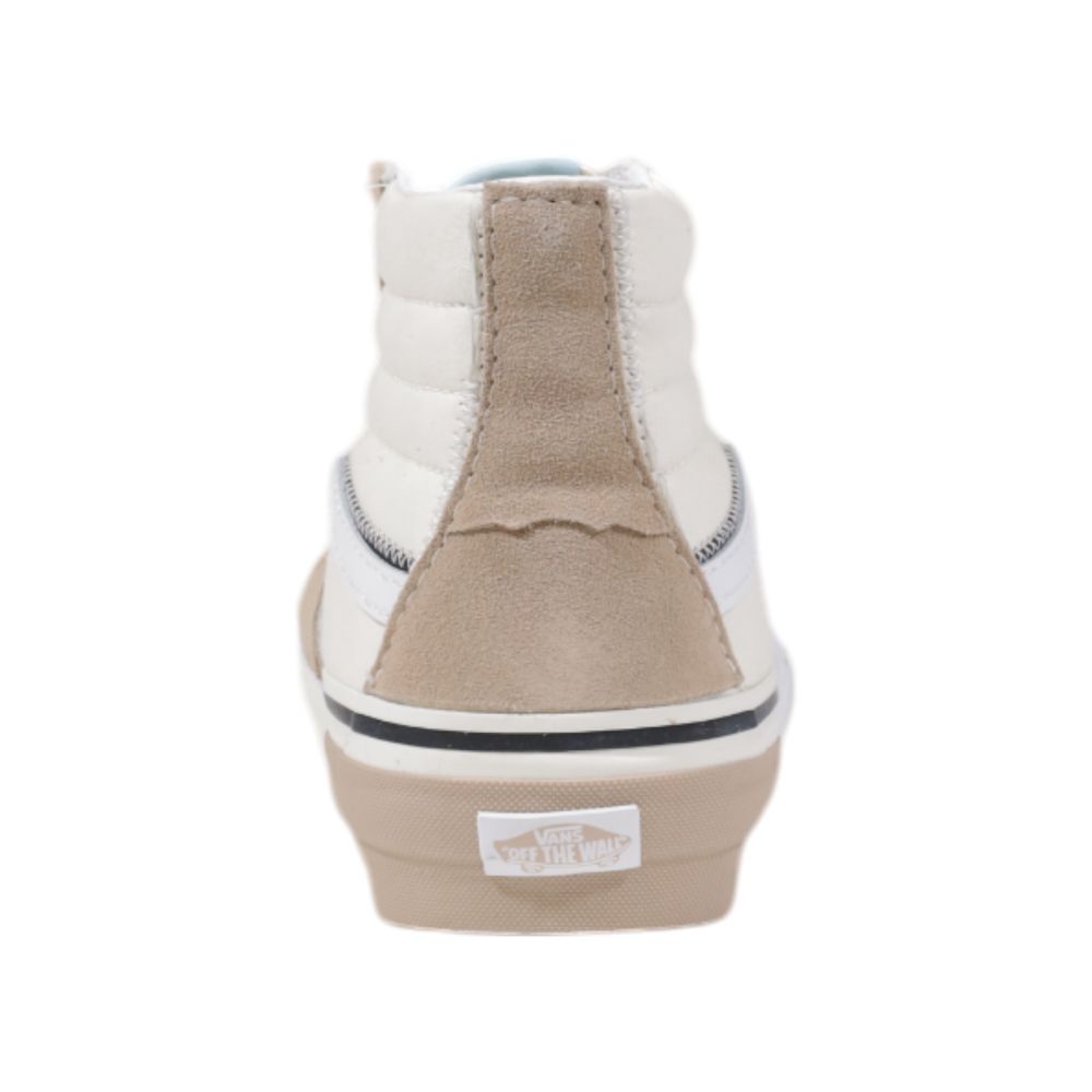 Vans Beige Leather High Top Sneakers Vans