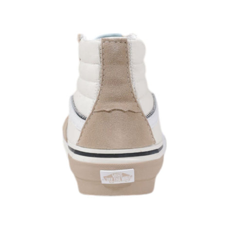 Vans Beige Leather High Top Sneakers Vans