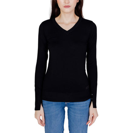 Guess Black Cotton Sweatshirt Guess