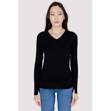 Guess Black Cotton Sweatshirt Guess