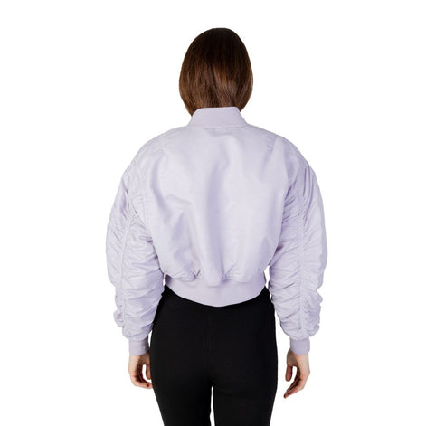 Calvin Klein Jeans Purple Polyamide Bomber Calvin Klein Jeans