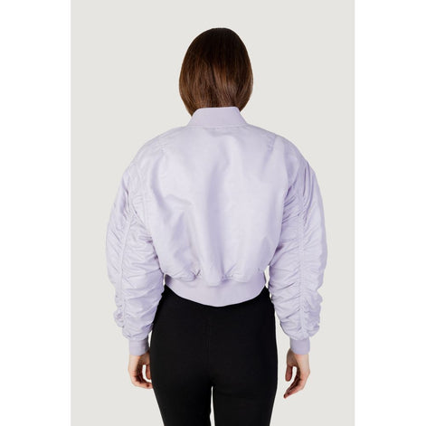 Calvin Klein Jeans Purple Polyamide Bomber Calvin Klein Jeans