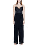 Guess Black Polyester Jumpsuit Guess