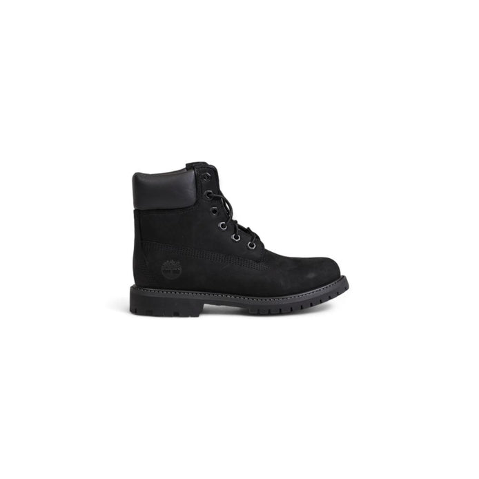 Timberland Black Recycled Leather Lace-Up Boots Timberland