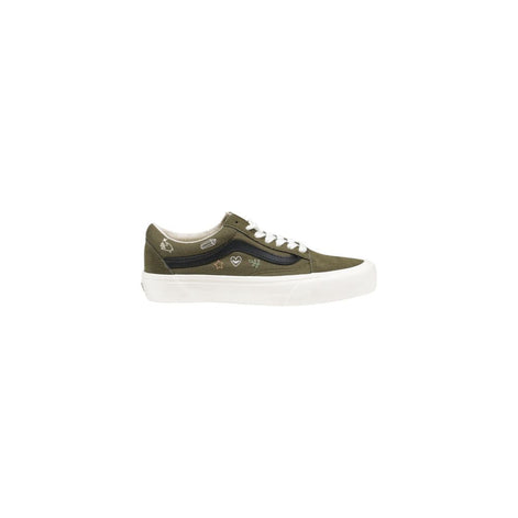 Vans Green Leather Low Top Sneakers Vans