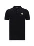 Dolce & Gabbana Black Cotton Polo Shirt Dolce & Gabbana