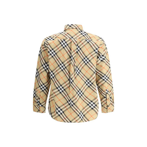 Burberry Beige Cotton Pattern Shirt Burberry
