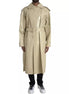 Bottega Veneta Beige Lambskin Leather Trench Coat Jacket Bottega Veneta