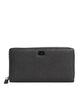 Dolce & Gabbana Dark Gray Leather DG Logo Zip Around Continental Wallet Dolce & Gabbana