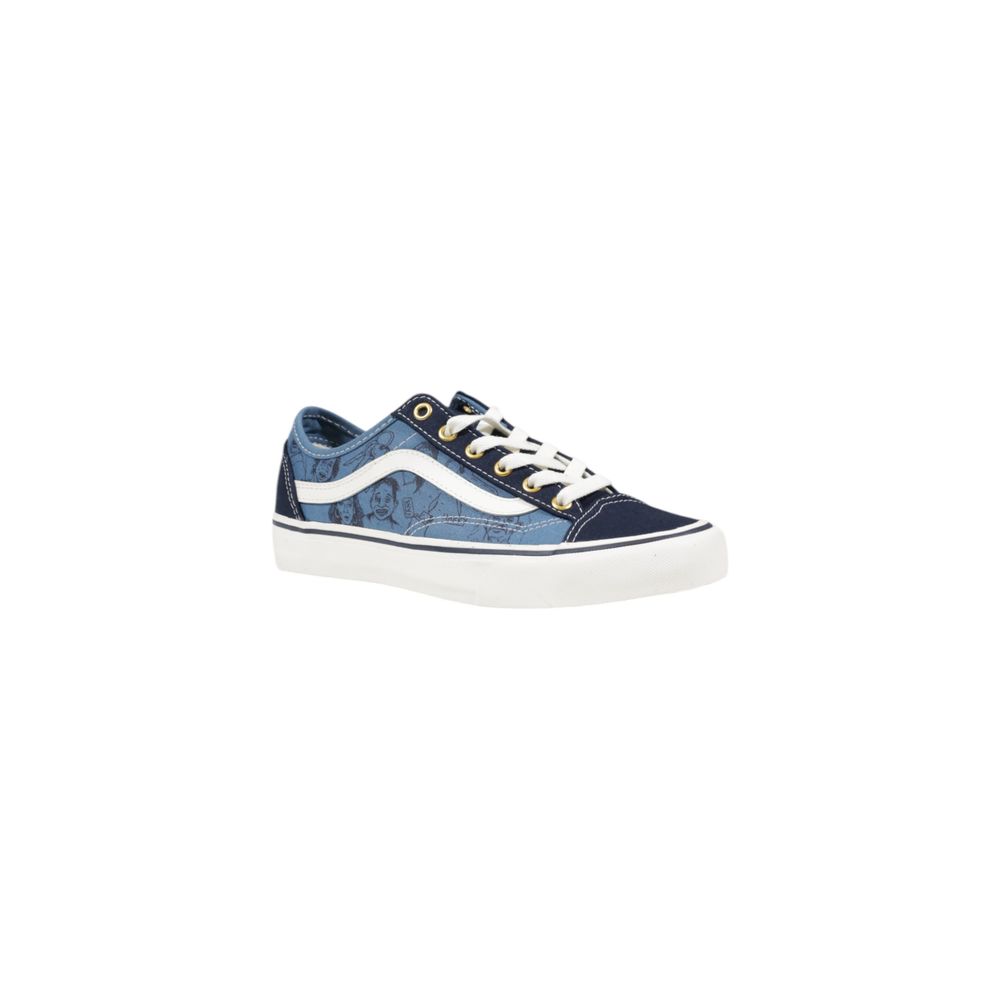 Vans Blue Suede Leather Low Top Sneakers Vans