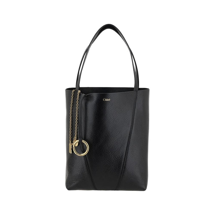 Chloé Black Calf Leather Bos Taurus Shoulder Bag Chloé