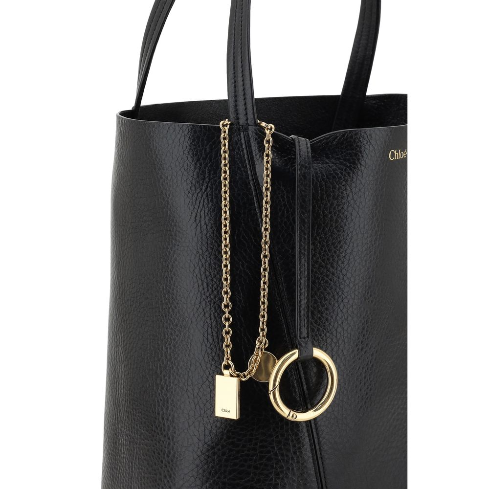Chloé Black Calf Leather Bos Taurus Shoulder Bag Chloé