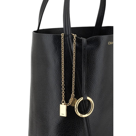 Chloé Black Calf Leather Bos Taurus Shoulder Bag Chloé