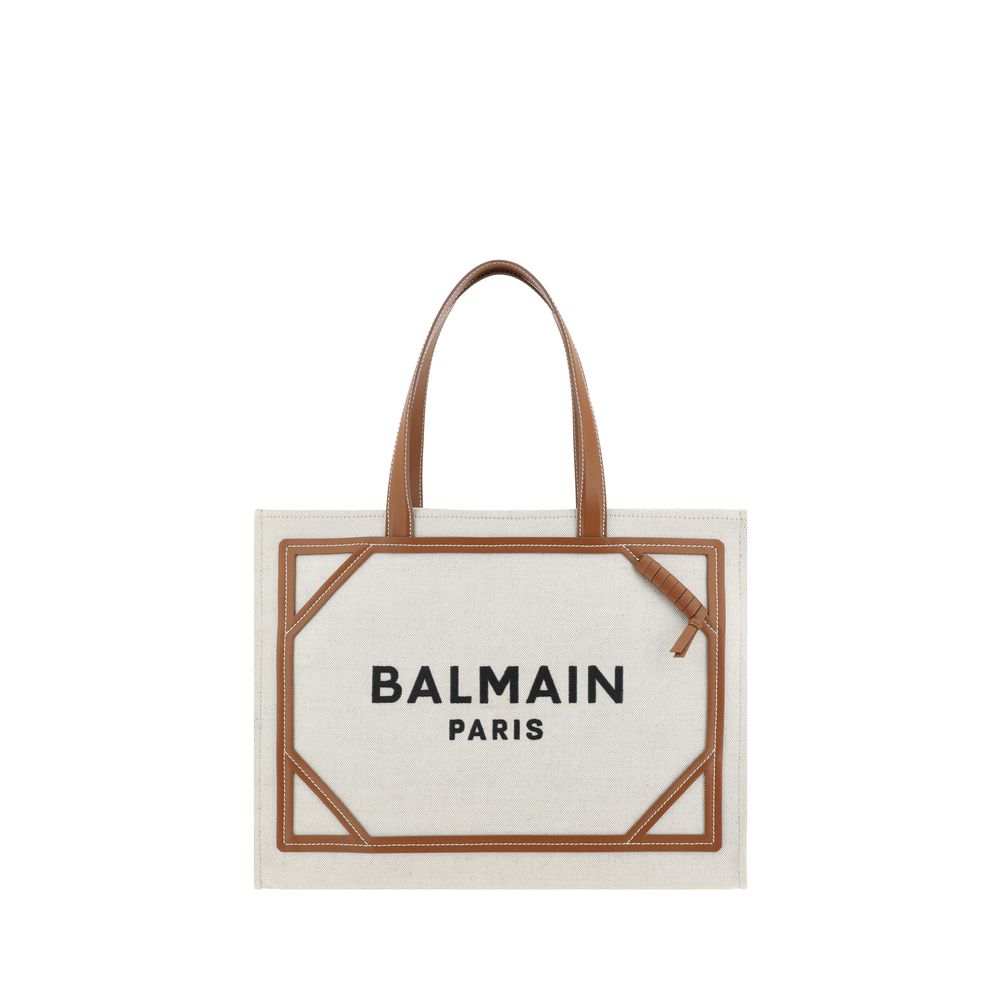 Balmain Beige Cotton Shoulder Bag Balmain