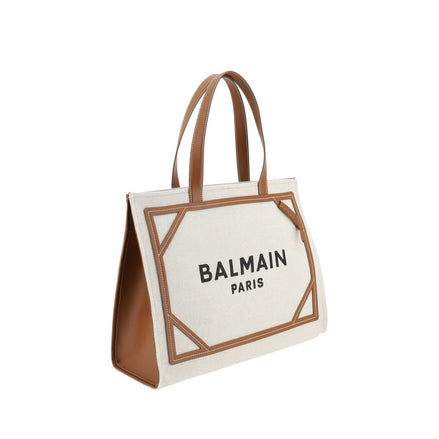 Balmain Beige Cotton Shoulder Bag Balmain