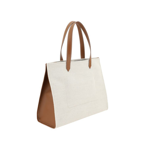 Balmain Beige Cotton Shoulder Bag Balmain